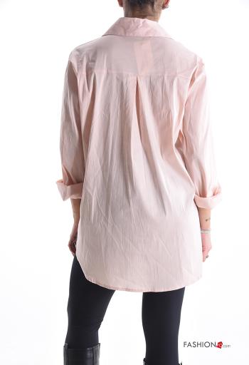 long sleeve with collar Cotton Shirt with buttons - ph 2