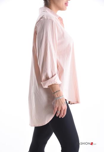 long sleeve with collar Cotton Shirt with buttons - ph 3