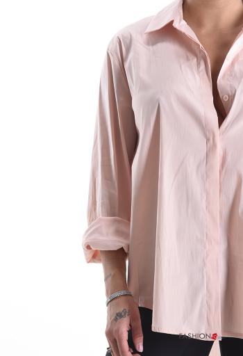 long sleeve with collar Cotton Shirt with buttons - ph 4