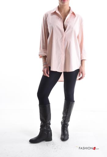 long sleeve with collar Cotton Shirt with buttons - ph 5