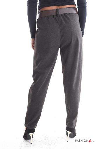 Pantalone con elastico con cintura con tasche - ph 2