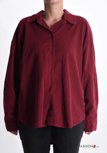 Camicia in Cotone maniche lunghe con colletto con bottoni - ph 1