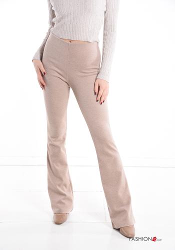 Pantalone a zampa con elastico - ph 1