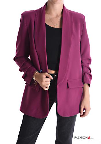 Blazer mit schulterpolstern