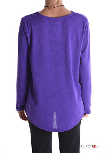 Camiseta de manga larga con cuello en v - ph 2