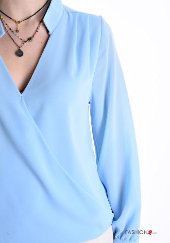 Blouse with v-neck - ph 4
