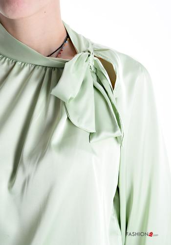 Blusa raso con fiocco - ph 4