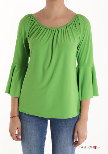 volantärmel Bluse mit gummizug - ph 1