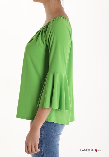 volantärmel Bluse mit gummizug - ph 3
