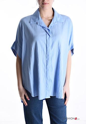 short sleeve with collar Shirt with buttons