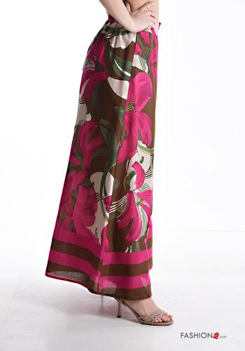 Pantalones de Algodón wide leg con elástico - ph 3