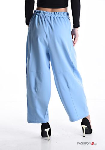 wide leg Hose mit Taschen mit gummizug - ph 2