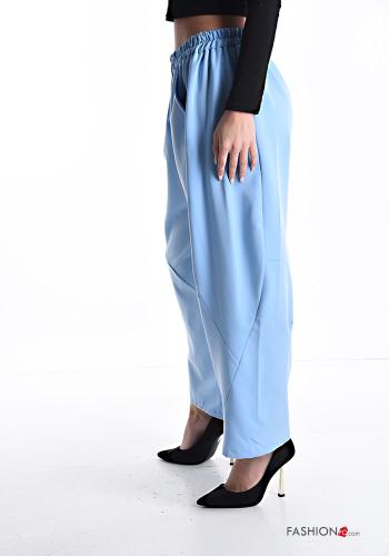 wide leg Hose mit Taschen mit gummizug - ph 3
