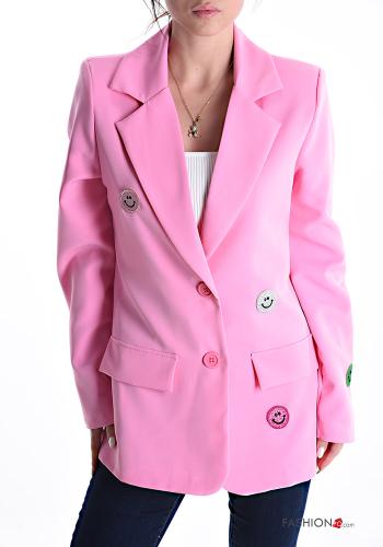 Blazer con bottoni con tasche - ph 1