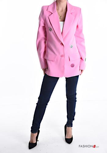 Blazer con bottoni con tasche - ph 5