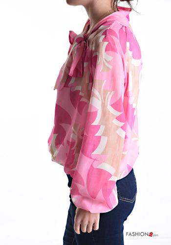 Blusa Fantasia stampata con fiocco - ph 3