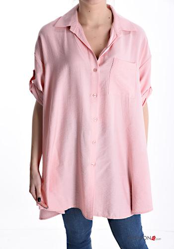 oversized short sleeve Shirt with pockets - ph 1
