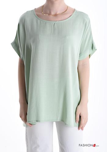 short sleeve Blouse with buttons