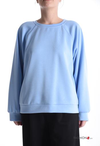 Felpa in Cotone maniche lunghe girocollo - ph 1