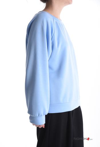 Felpa in Cotone maniche lunghe girocollo - ph 3