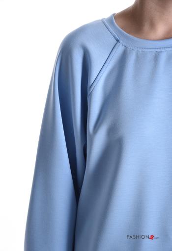 Felpa in Cotone maniche lunghe girocollo - ph 4
