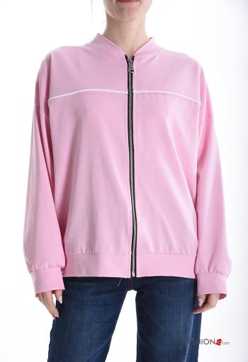Felpa maniche lunghe con zip - ph 1