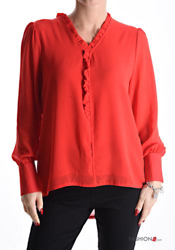 Blouse with v-neck - ph 1