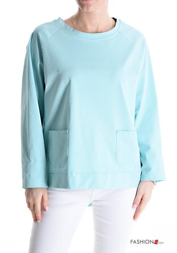 Sweatshirt em Algodão com bolsos - ph 1
