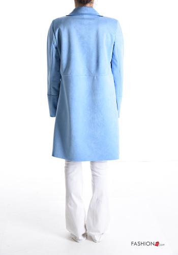 Suede Duster Coat with pockets without lining - ph 2