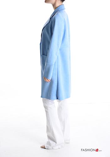 Suede Duster Coat with pockets without lining - ph 3