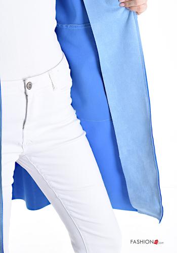 Suede Duster Coat with pockets without lining - ph 5