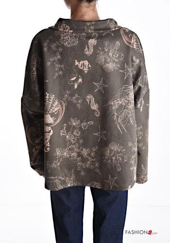 lange ärmel Jacke Rollkragen- mit Reißverschluss - ph 2
