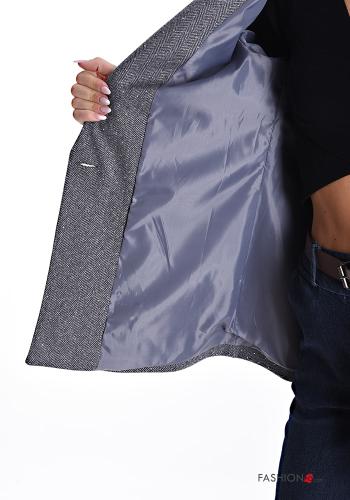 lange ärmel Blazer mit Knöpfen mit Futter - ph 6