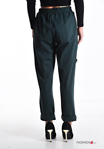 Hose aus Baumwolle mit Taschen mit gummizug - ph 2