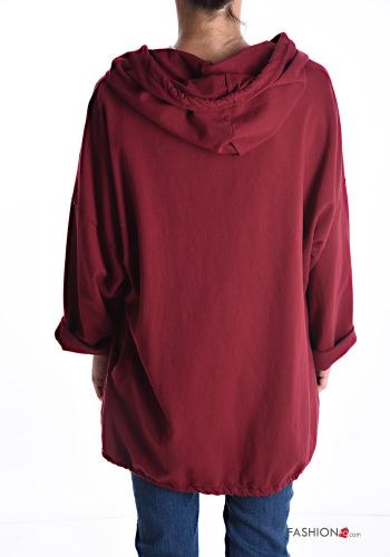 Felpa con zip con cappuccio - ph 2