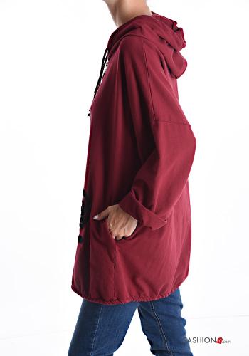 Felpa con zip con cappuccio - ph 3