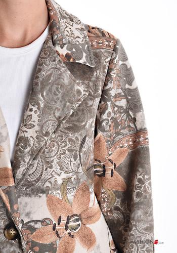 Giacca maniche lunghe senza fodera con bottoni con tasche - ph 4