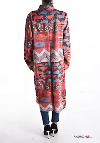 Cappotto maniche lunghe lungo con zip senza fodera - ph 2