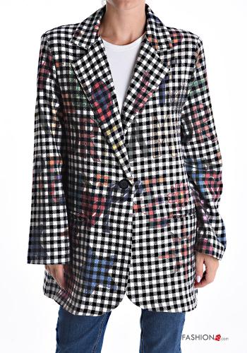 Veste en Coton manches longues à boutons avec doublure - ph 1