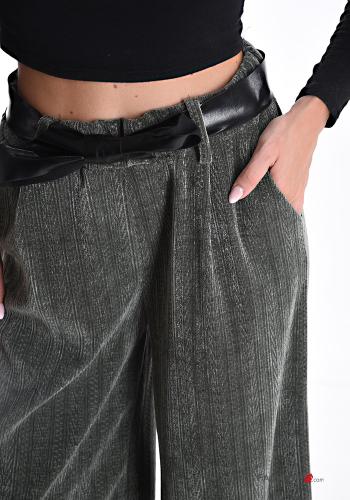 Hose mit Gürtel mit Taschen - ph 4