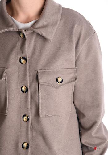 long sleeve with collar Jacket with buttons without lining with pockets - ph 4