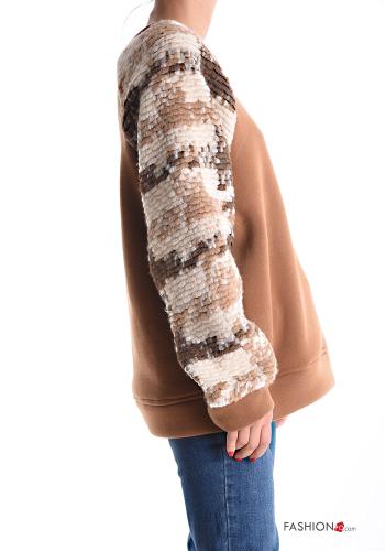 Felpa in Cotone maniche lunghe girocollo - ph 3
