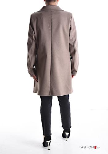 Cappotto con fodera con bottoni con tasche - ph 2