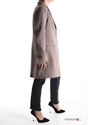 Cappotto con fodera con bottoni con tasche - ph 3