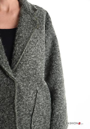 Jacket with buttons without lining with pockets - ph 4