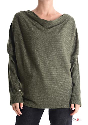 Camisola de mangas compridas lurex