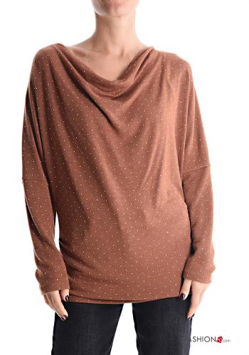 long sleeve Blouse with studs - ph 1