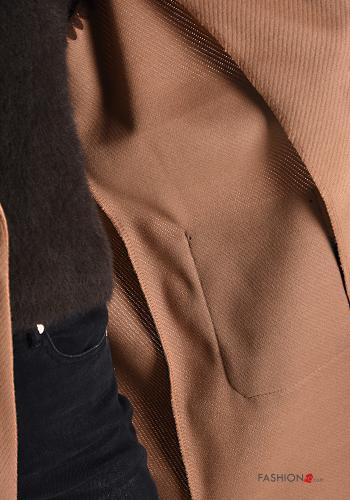 Weste aus Wollmischung mit Knöpfen ohne Futter mit Taschen - ph 5