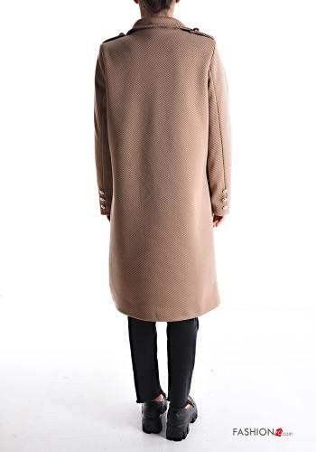 Cappotto con fodera con bottoni con tasche - ph 2