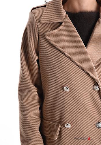 Cappotto con fodera con bottoni con tasche - ph 4